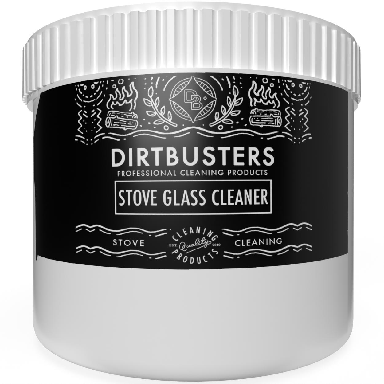 Stove Glass Cleaner, Remove Soot, Ash, Tar u0026 Dirt (500g) Dirtbusters
