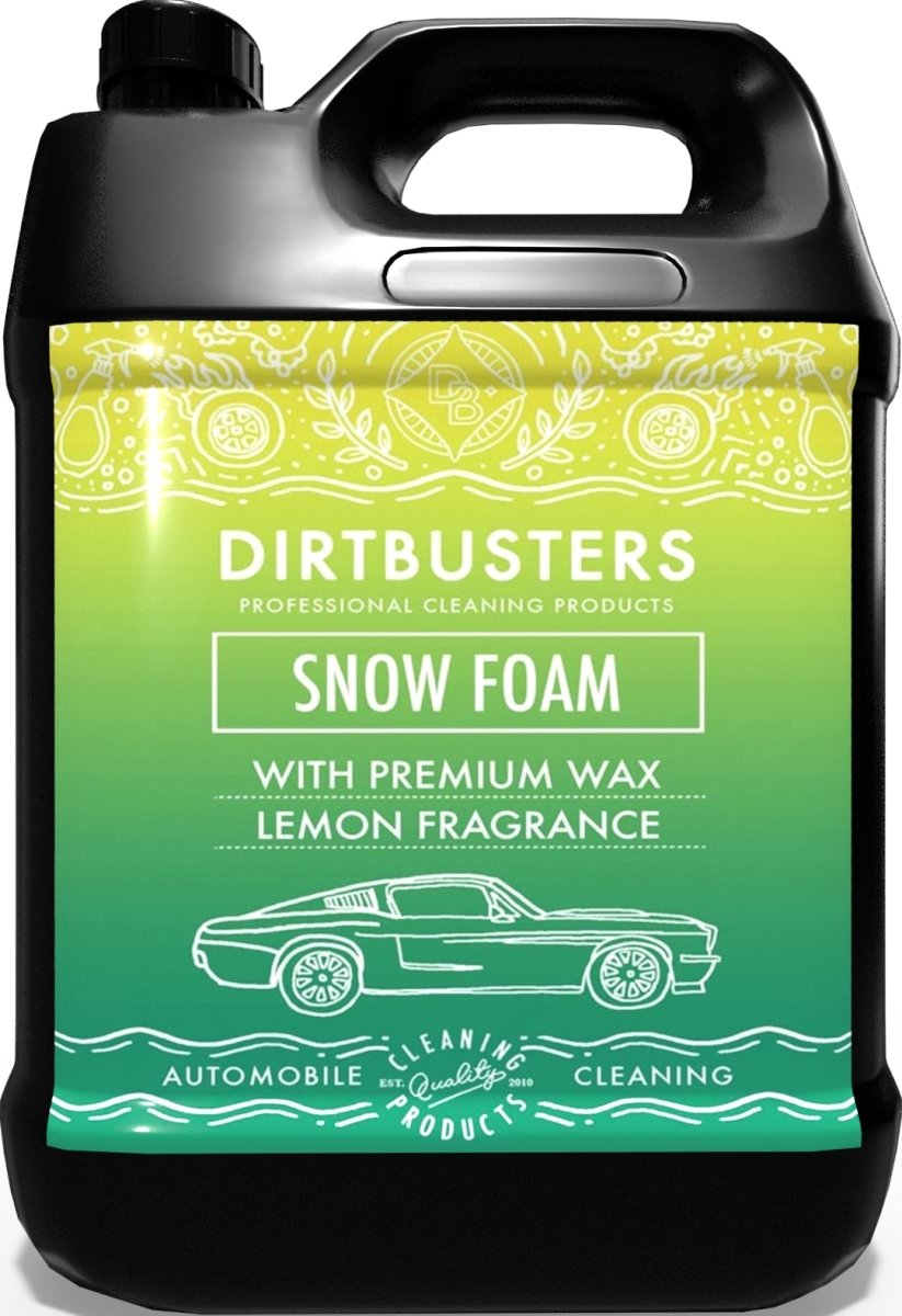 DIRTBUSTERS VANILLA SNOW Foam shampoo high gloss wax ph neutral 5L £17.99 -  PicClick UK