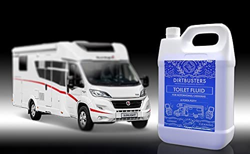 Dirtbusters Caravan Motorhome Toilet Fluid Solution Formaldehyde Free, Blue (2 Litre) - dirtbusters.co.uk