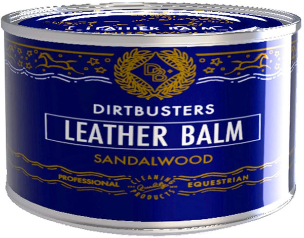 Dirtbusters Equestrian Leather Balm Cleaner & Deep Conditioner, Restore Saddles Tack Boots, Sandalwood (150g) - dirtbusters.co.uk