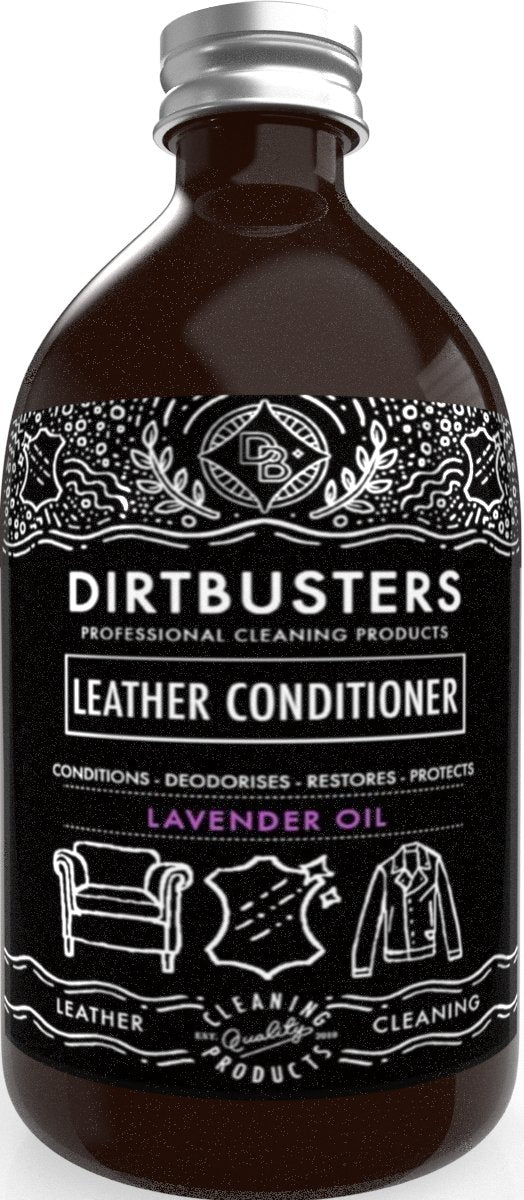 Dirtbusters Leather Conditioner & Protect, Lavender Oil (500ml) - dirtbusters.co.uk