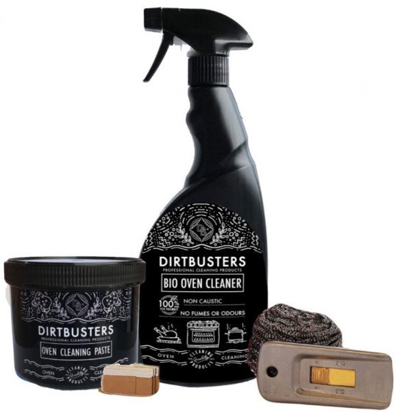 Dirtbusters Oven Cleaning Kit, Cleaner Spray & Paste With Accessories, Kit 2 - dirtbusters.co.uk