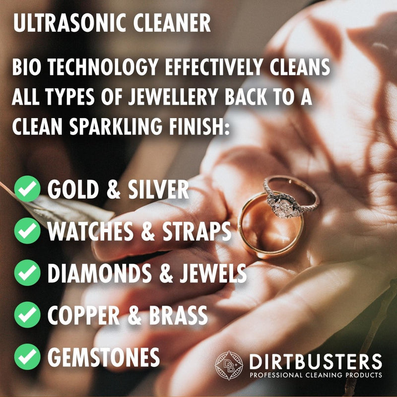 Dirtbusters Ultrasonic Cleaning Solution Fluid For Jewellery & Watches - dirtbusters.co.uk