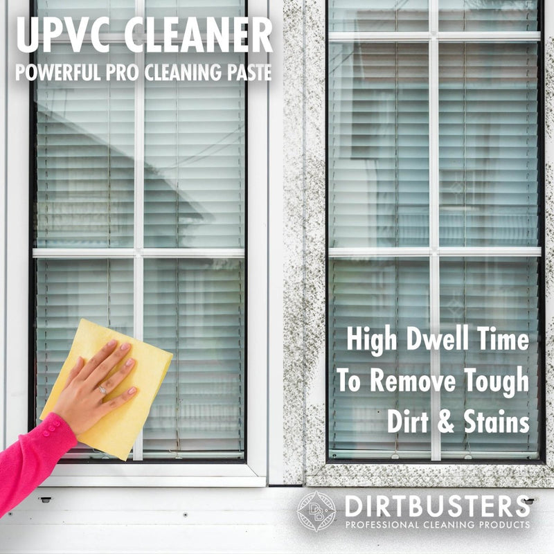 Dirtbusters UPVC PVCU & Conservatory Cleaner For Roofs, Clean & Restore Roofing, Panels, Doors, Garden Furniture, Window Frame, Facias, PVC & Plastic (500ml & 5L) - dirtbusters.co.uk