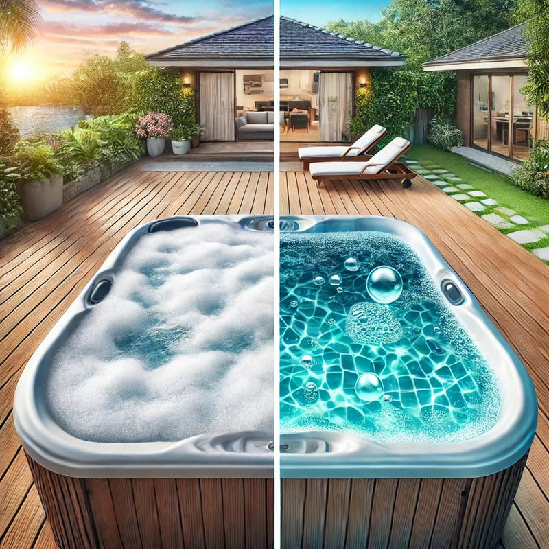 How and Why to Use Hot Tub Defoamer: Say Goodbye to Foamy Hot Tubs - dirtbusters.co.uk