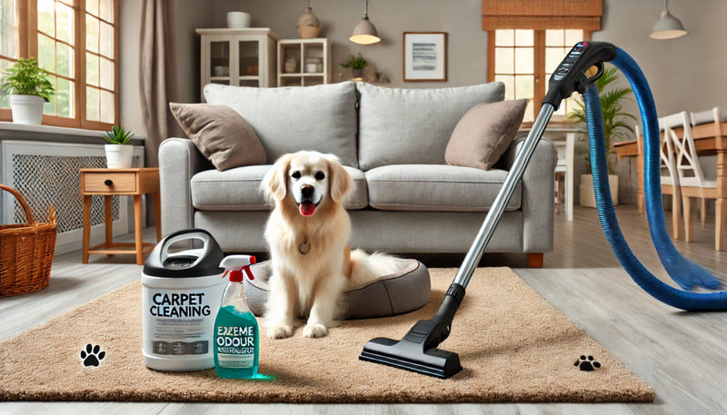 How to Remove Pet Hair and Odours from Carpets and Furniture Using a Carpet Cleaning Machine - dirtbusters.co.uk