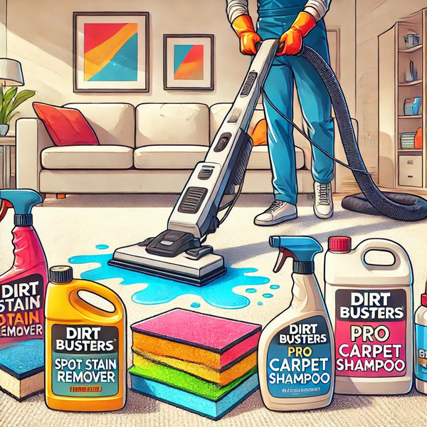 How to Use Professional Carpet Cleaning Products for a Pro-Standard Clean at Home - dirtbusters.co.uk