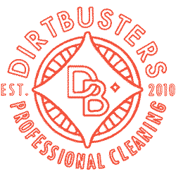 dirtbusters professional cleaning products header logo