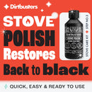 Stove Polish For Log Burners & Grates, Stove Paint Alternative (250ml)