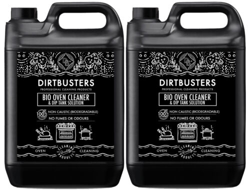 Bio Oven Cleaner & Dip Tank Solution, Non Caustic, Safe & Eco Friendly (5L) - dirtbusters.co.uk