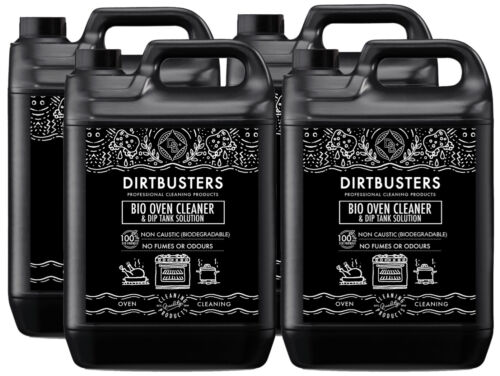 Bio Oven Cleaner & Dip Tank Solution, Non Caustic, Safe & Eco Friendly (5L) - dirtbusters.co.uk