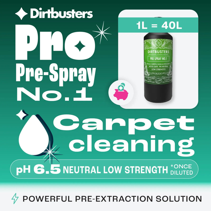 Carpet Cleaning Pre Spray Treatment ph Neutral No.1 (1L)