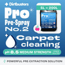 Dirtbusters Carpet Prespray Medium ph No.2 Cleaner (5 litre) TRADE