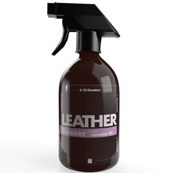 Dirtbusters Leather Cleaner 3 - in - 1 Clean, Deodorise & Restore, with Lavender Oil (500ml)