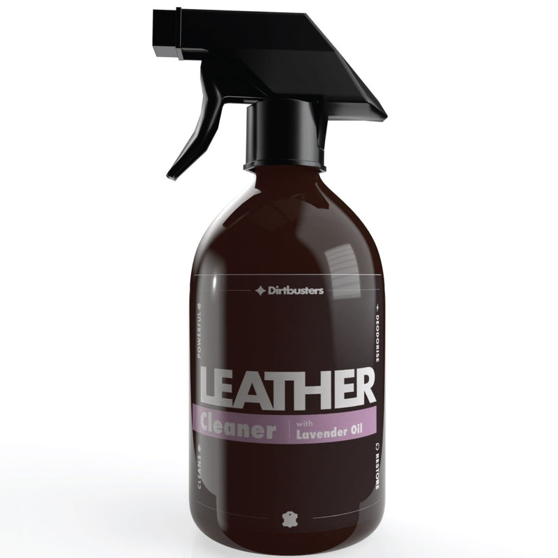 Dirtbusters Leather Cleaner 3 - in - 1 Clean, Deodorise & Restore, with Lavender Oil (500ml)