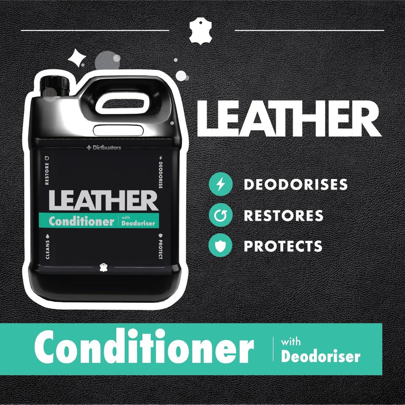 Dirtbusters Leather Conditioner & Protect, With Deodoriser (5L)