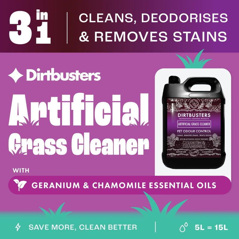 Dirtbusters Pet Artificial Grass Cleaner With Urine Deodoriser (5L)