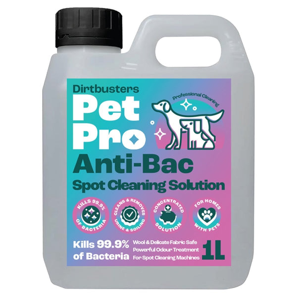 Dirtbusters Pet Pro Anti - Bac Spot Wash Solution (1L)