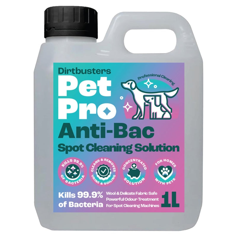 Dirtbusters Pet Pro Anti - Bac Spot Wash Solution (1L)