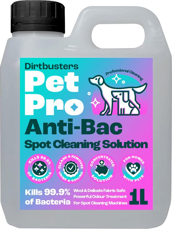 Dirtbusters Pet Pro Anti - Bac Spot Wash Solution (1L)