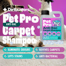 Dirtbusters Pet Pro Antibacterial Carpet Cleaner Shampoo (1L)