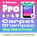 Dirtbusters Pro Carpet Cleaner Shampoo, Powerful Professional Deep Clean & Protect Cleaning Solution with Stain Protection Technology & Odour Treatment (5L)