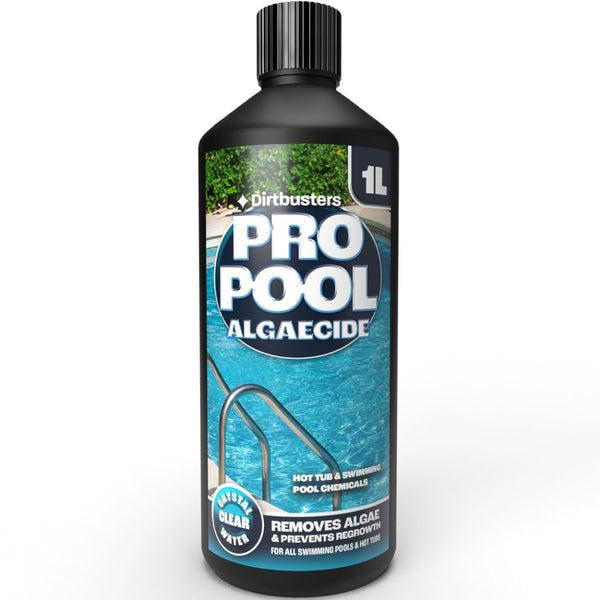 Dirtbusters Pro Pool Algaecide For Swimming Pools & Hot Tubs Concentrate (1L) - dirtbusters.co.uk