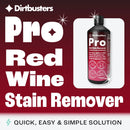 Dirtbusters Pro Red Wine Stain Remover, Powerful Professional Carpet Cleaning Solution To Remove Stubborn Red Stains (1L)
