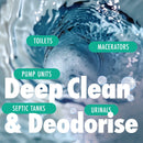Macerator Descaler Toilet Cleaner, Septic Tank Safe, Ocean Fresh (5L)