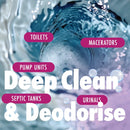 Macerator Toilet Cleaner Descaler For Saniflo, Septic Tank Safe, Berry Fresh (5L)