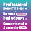 Pet Pro Artificial Grass Cleaner For Dogs & Cats, 3 - in - 1 Clean, With Reactivating Odour Eliminator (5L)