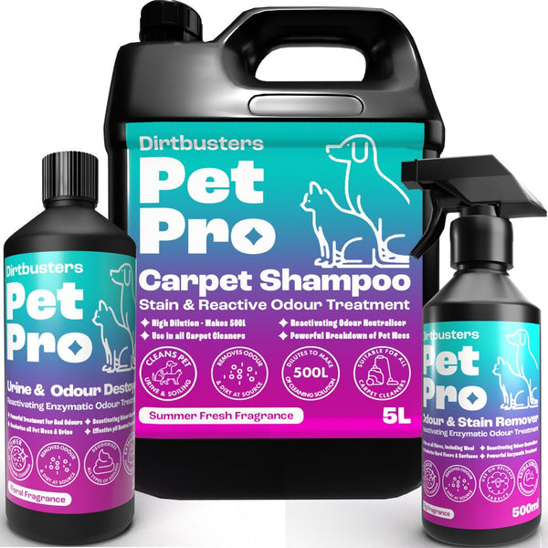 Pet Pro Carpet Cleaning Bundle – Deep Clean, Odour & Stain Removal Kit for Pet Owners