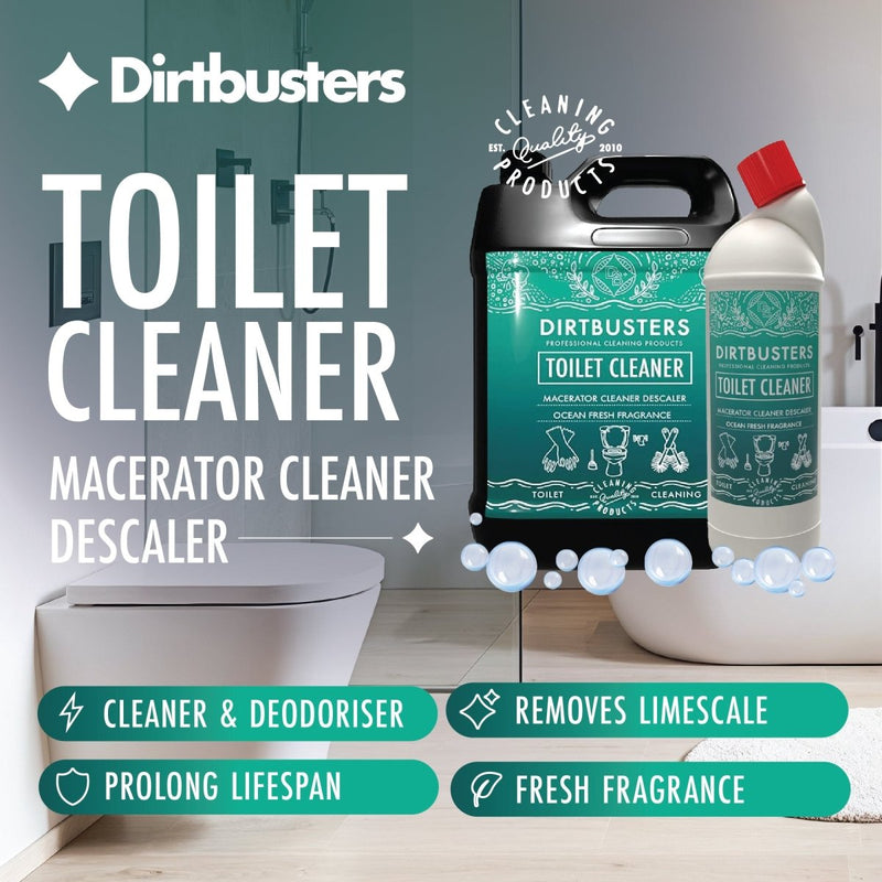 Saniflo Macerator Descaler Toilet Cleaner, Septic Tank Safe, Ocean Fresh (6L) - dirtbusters.co.uk