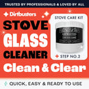 Stove Glass Cleaner, Remove Burnt On Soot, Ash, Tar & Dirt (500g)