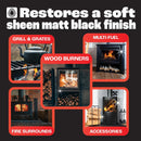 Stove Polish For Log Burners & Grates, Stove Paint Alternative (250ml)
