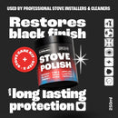 Stove Polish For Log Burners & Grates, Stove Paint Alternative (250ml)