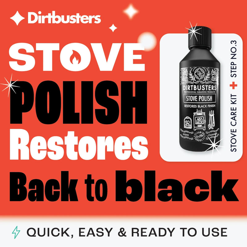 Stove Polish For Log Burners & Grates, Stove Paint Alternative (250ml)