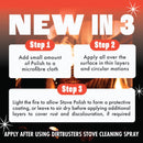 Stove Polish For Log Burners & Grates, Stove Paint Alternative (250ml)