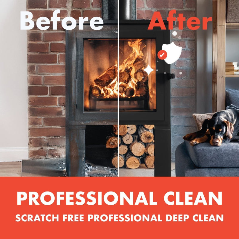 Stove Polish & Stove Cleaner Log Burner Cleaning & Restore Kit