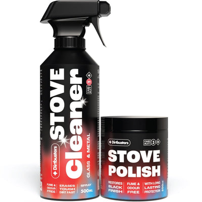 Stove Polish & Stove Cleaner Log Burner Cleaning & Restore Kit