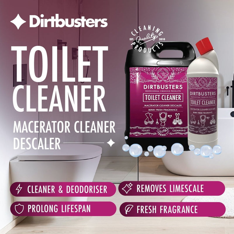 Toilet Cleaner & Descaler Macerator, Septic Tank Safe Berry Fresh (6L)