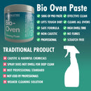 Bio Oven Cleaner Paste, Safe Non Caustic Pro Cleaning For All Ovens, Racks, Grills & Barbecue (500g)