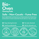 Bio Oven Cleaner Paste, Safe Non Caustic Pro Cleaning For All Ovens, Racks, Grills & Barbecue (500g)