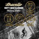 Bravello Foaming Matt Frame Bike Cleaner, Bicycle Cleaning Spray (1 Litre)