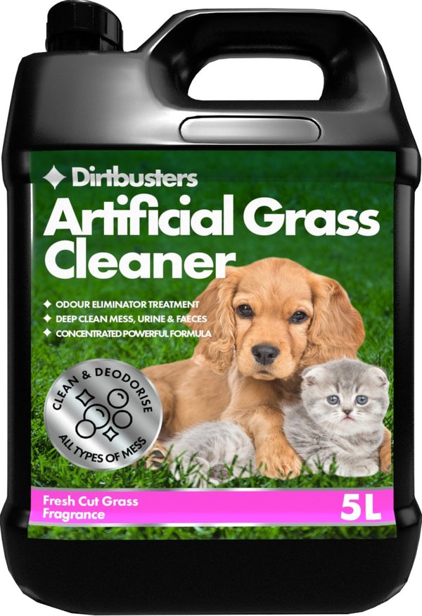 Dirtbusters Artificial Grass Cleaner With Urine Deodoriser (5L) - dirtbusters.co.uk