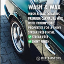 Dirtbusters Car Wash & Wax Shampoo, With Carnauba Wax (5 Litres) - dirtbusters.co.uk