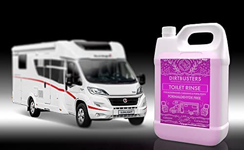 Dirtbusters Caravan Motorhome Toilet Rinse Flush Solution Formaldehyde Free, Pink (2 Litre) - dirtbusters.co.uk
