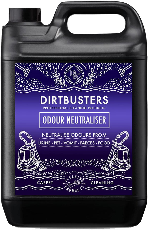 Dirtbusters Carpet Upholstery Odour & Urine Neutraliser Solution (5 Litre) - dirtbusters.co.uk
