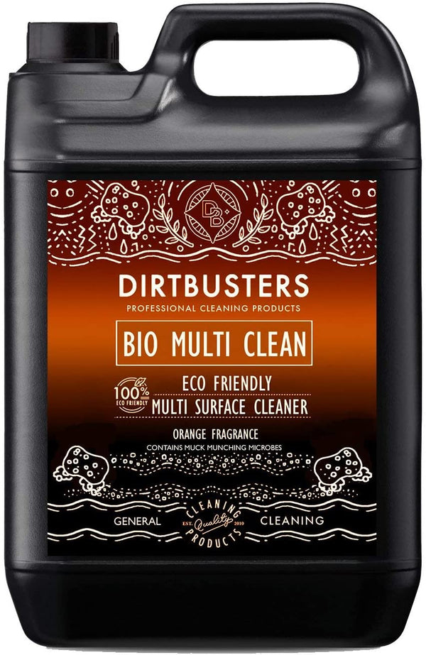 Dirtbusters Eco General Purpose Multi Surface Cleaner Concentrate, Orange (5 Litre) - dirtbusters.co.uk