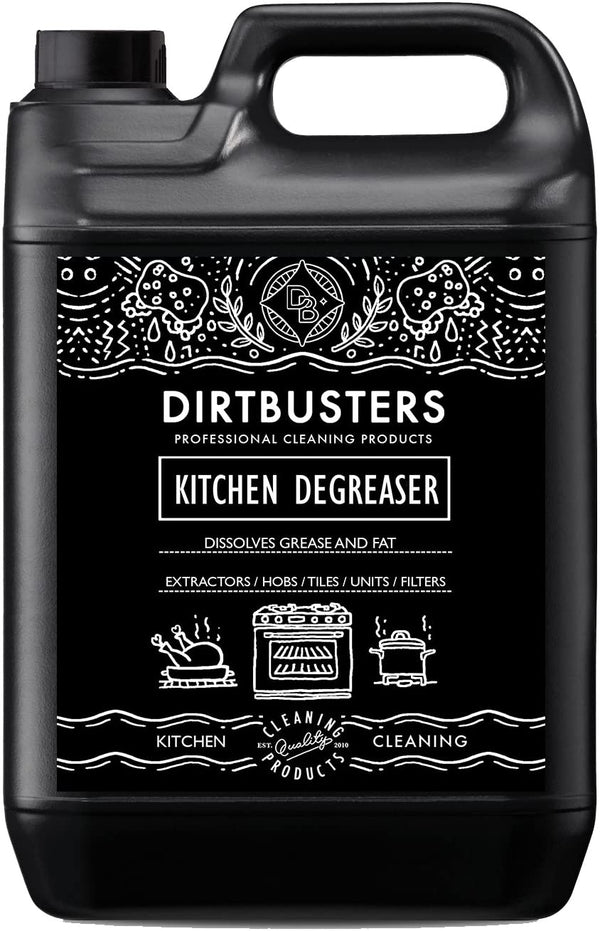 Dirtbusters Kitchen Degreaser Cleaning Solution Concentrate (5 Litre) - dirtbusters.co.uk